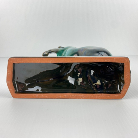 Blue Mountain Horse Medium 12 X 8 inch Vintage Glazed Pottery Figurine Stallion - Picture 6 of 8